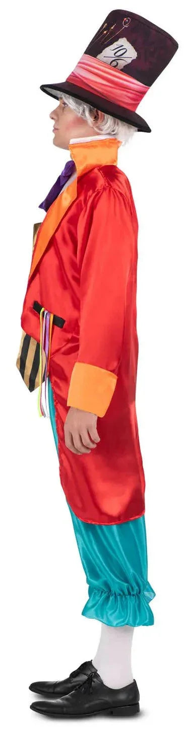 Disfraz de Sombrerero Loco Colorido para Hombre Sombrerero Loco Viving